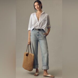 Anthropologie Pilcro Lonnie Cuffed high rise jeans